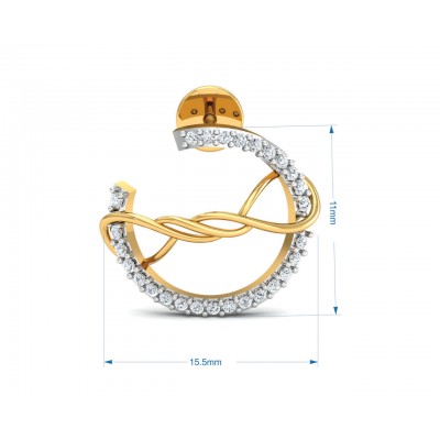 Tanya Diamond Pendant set in Gold